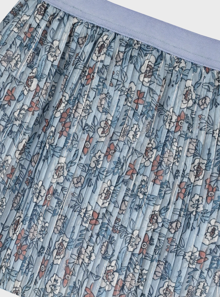 ENERGIERS ΠΑΙΔΙΚΗ ΦΟΥΣΤΑ FLORAL ΓΑΛΑΖΙΑ ΜΕ ΛΑΣΤΙΧΟ ΣΤΗΝ ΜΕΣΗ - Image 2
